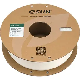 Пластик для 3D-принтера eSUN ePLA+HS, 1,75 мм, 1 кг, white (EPLA+HS-P175W1)