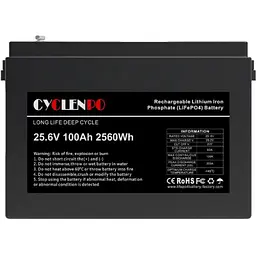 Акумулятор Cyclen 25.6V 100AH LiFePo4 - мініатюра 2