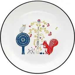 Тарілка десертна МВМ My Home 21.5 см біла (KP-54 WHITE)