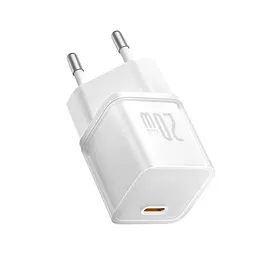 Сітчасте зарядне пристрій Baseus GaN5S Fast Charger 1C 20W EU білий P10162503213-00 - мініатюра 2