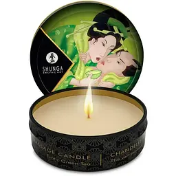 Масажна свічка - Shunga Mini Candle Green Tea, 30 мл