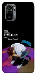 Чохол Demsky Shinji sitting in the dark для Xiaomi Redmi Note 10 / Note 10s
