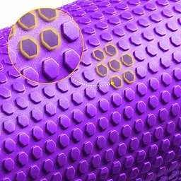 Масажний ролик 4FIZJO CARE+ EVA 60 x 15 см (валик, роллер) 4FJ0522 Purple (P-5907739314390) - мініатюра 12