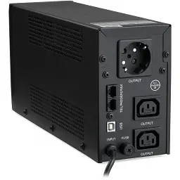 Пристрій безперебійного живлення Vinga LED 850VA metal case with USB (VPE-850PRMU) - мініатюра 3