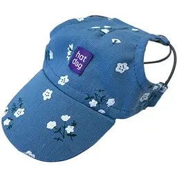Кепка Hat-Dog 2/S синя квітка з регульованою затяжкою 418