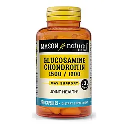 Препарат для суглобів і зв'язок Mason Natural Glucosamine Chondroitin 1500 mg/1200 mg, 280 капсул