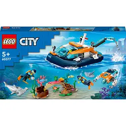 Конструктор LEGO City Дослідницький підводний човен, 182 деталі (60377)