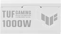 Блок живлення ASUS TUF 1000W 80+ Gold (TUF-GAMING-1000G-WHITE) - мініатюра 2
