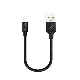 Дата кабель USB 2.0 AM to Lightning 0.25m black ColorWay (CW-CBUL048-BK) - мініатюра 2