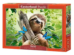 Пазли Castorland Щасливий лінивець, 500 елементів, B-53223