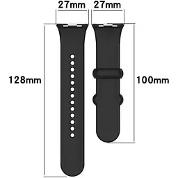 Ремінець DK CDK для Xiaomi Mi Smart Band 9 Pro Silicone Sport Band (017124) (black) - мініатюра 3