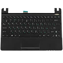 Клавіатура для ноутбука ASUS (EeePC: 1011 1015 1016 1018 Keyboard+Touchpad+передня панель) rus чорний