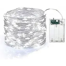 Світлодіодна гірлянда Sun Lamp Крапля Роси 100 LED 10 м холодне біле світло батарейки