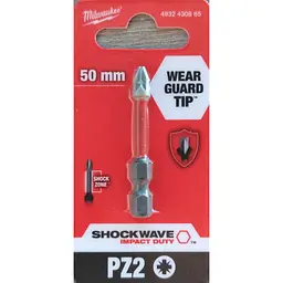 Біта SHOCKWAVE MILWAUKEE, PZ2, 50мм - мініатюра 2