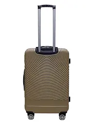 Валіза середня M ABS-пластик Worldline Airtex 652 69×45×29см 88л Шампань - мініатюра 3
