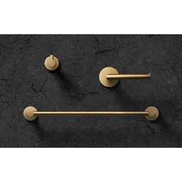 Тримач для рушника Omnires Modern Project gold MP60214GL Золотий - мініатюра 2