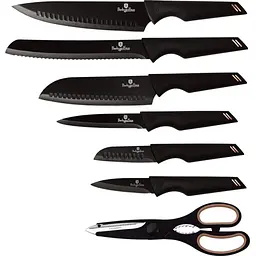 Набір ножів 7 предметів Berlinger Haus Black Rose Collection (BH-2688)
