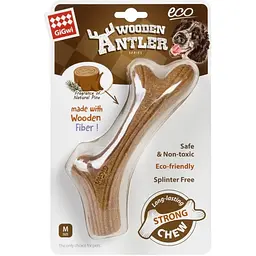 Іграшка для собак GiGwi Wooden Antler, ріг, M, 19х2,5 см (2342)