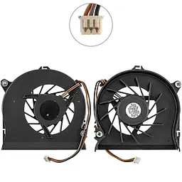 Вентилятор для ноутбука HP PAVILION DV1700 3pin (ADDA 672A) (Кулер)