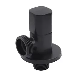 Кран приладовий кутовий Karro KR-3123-2B 1/2"х3/4" Чорний 30412