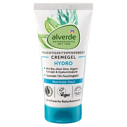 Зволожуючий денний крем-гель Alverde Naturkosmetik Cremegel Hydro з гіалуроновою кислотою 50 мл - мініатюра 3
