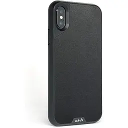 Оригінальний шкіряний протиударний чохол для Apple iPhone XS Max MOUS Limitless Leather Case Black - мініатюра 2