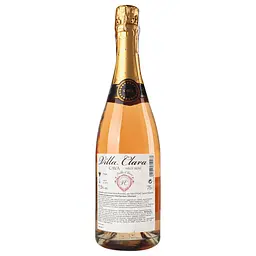 Вино ігристе Villa Clara Cava Brut Rose рожеве сухе 11.5% 0.75 л (АLR6274) - мініатюра 4