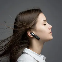 Bluetooth-гарнітура Hoco E37 Gratified Bluetooth Headset (Black) [70775] - мініатюра 6