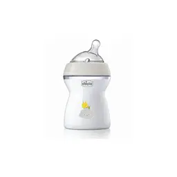Пляшечка для годування Chicco Natural Feeling силікон середній потік 250мл бежовий (81323.30)