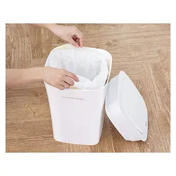Контейнер для сміття Xiaomi Ninestars Waterproof Induction Trash White (DZT-10-11S) - мініатюра 6
