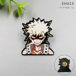 Значок Моя Геройська Академія Бакуго My Hero Academia Bakugou 3,5 см P MHA B 01 - мініатюра 2