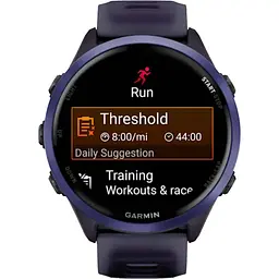 Смарт-годинник Garmin Forerunner 570 47mm Indigo Aluminium with Translucent Imperial Purple/Indigo Band (010-02971-02) [142391] - мініатюра 2