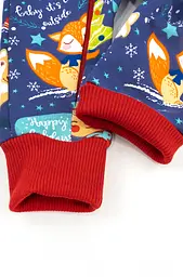 Трикотажний чоловічок з начосом та різдвяним малюнком Christmas toys - мініатюра 5