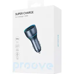 Автомобільний зарядний пристрій Proove Super Charge 130W 2хType-C + USB-A (ACSC13120004) Metal Gray [131658] - мініатюра 5