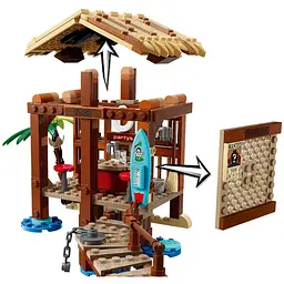 Конструктор LEGO One Piece Хатина у Селищі Вітряків 229 деталей (75636) - мініатюра 2