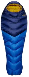 Спальний мішок Rab Neutrino 600 Womens (-12°C), Regular 170 L Синій-Жовтий