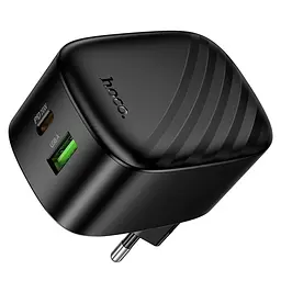 МЗП Hoco CS101A Folding PD20W+QC3.0 (1USB-A/1C) Black - мініатюра 6