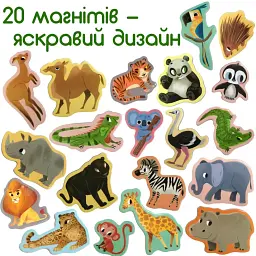 Набір магнітів Magdum Зоо 20 шт. ML4031-05 EN - мініатюра 5