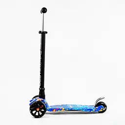Самокат Maxi Best Scooter 59х15х30 см Різнобарвний 000231328 - мініатюра 3