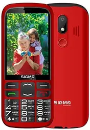 Мобільний телефон mobile Comfort 50 Optima Type-C Red Sigma teh0020339