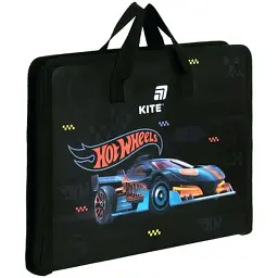 Папка - портфель Kite на блискавці A4 Hot Wheels, 1 відділення (HW26-202) - мініатюра 2