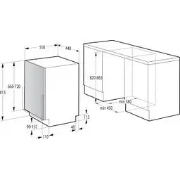 Посудомийна машина Gorenje GV520E11 - мініатюра 5