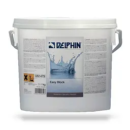Комбінований засіб для знезараження води басейну Delphin Easy Block, 9,6 кг - мініатюра 1