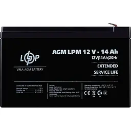 Акумулятор LogicPower AGM 12V [12V/14Ah/168Wh] [4161] [109154]