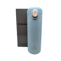 Термочашка Krauzer 350 мл блакитна (84-400Blue) - мініатюра 3