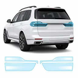 Антигравійна захисна бронеплівка за лекалами для BMW X7 G07 2019-2022 - задні ліхтарі стопи