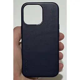 Оригінальний шкіряний чохол Decoded Leather Case MagSafe для iPhone 13 Pro (6.1") Matt Navy Blue - мініатюра 2
