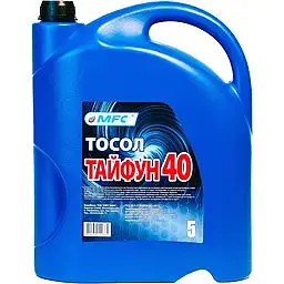 Тосол МФК Тайфун -40 -20ºС 5 л синій
