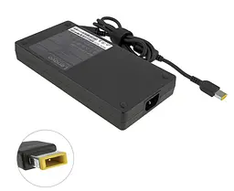 Блок живлення (зарядка) для ноутбука Lenovo 230W (20V 11.5А плаский роз'єм), 230W, 20V, 11.5A, Прямокутний