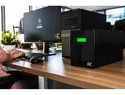 Джерело безперебійного живлення UPS Green Cell 1000VA 600W Power Proof - мініатюра 5